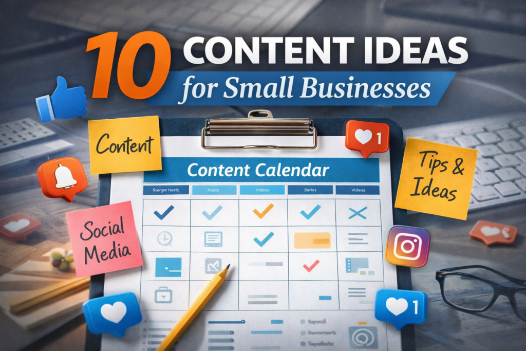 10 Content Ideas for Small Businesses