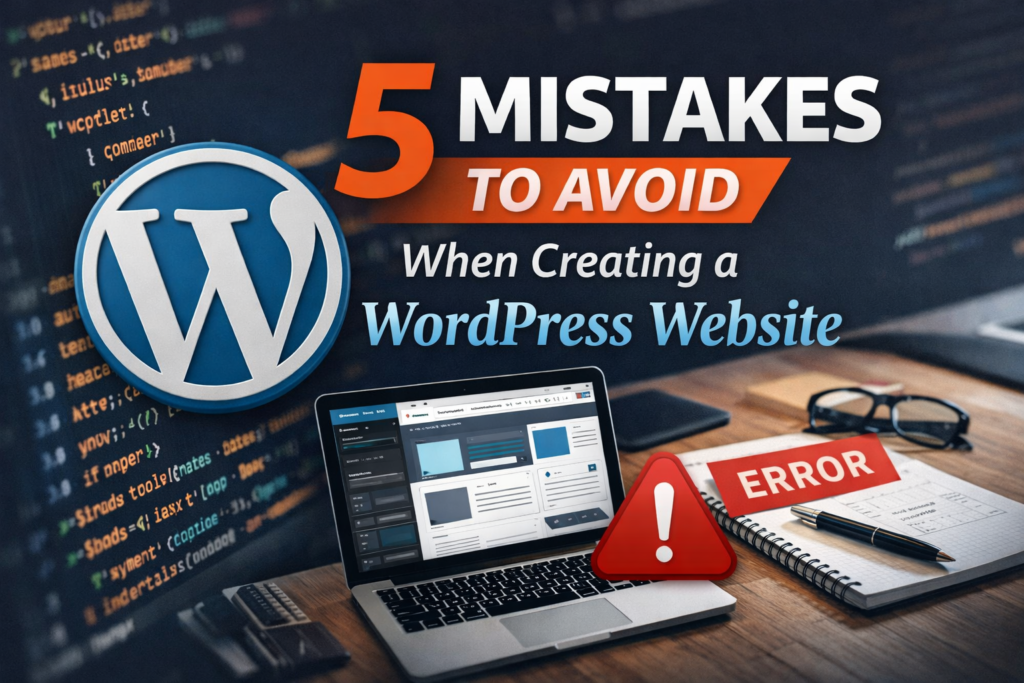 5 Mistakes to Avoid When Creating a WordPress Website