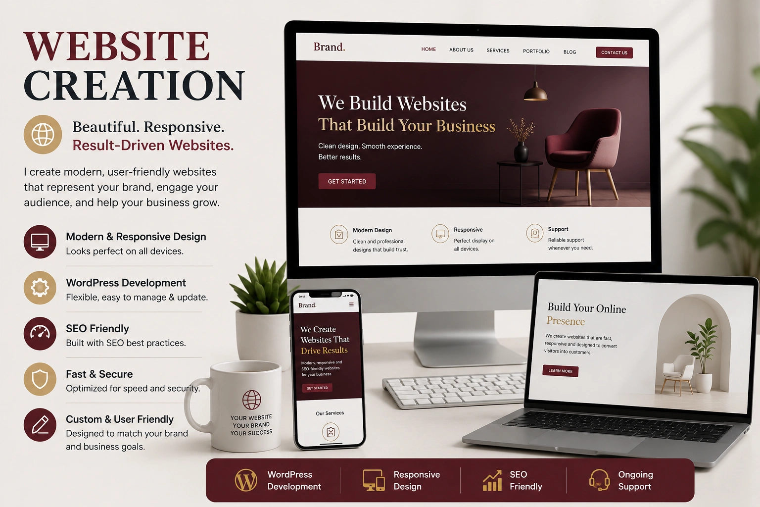 WordPress website developer and digital marketer in Trivandrum